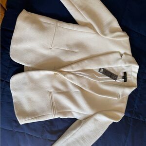 New with tags Ann Taylor Cream Tweed Blazer Classic Suit Jacket